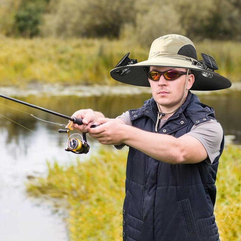 🔥Father's Day Sale 49% OFF - 2025 New Solar Fan Outdoor Fishing Hat