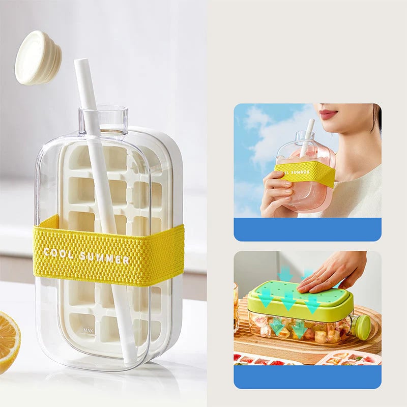 đ„HOT SALEđ„Press-To-Cold Ice Cube Mold & Kettle