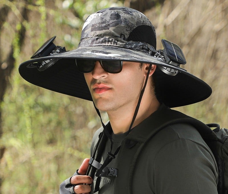 🔥Father's Day Sale 49% OFF - 2025 New Solar Fan Outdoor Fishing Hat
