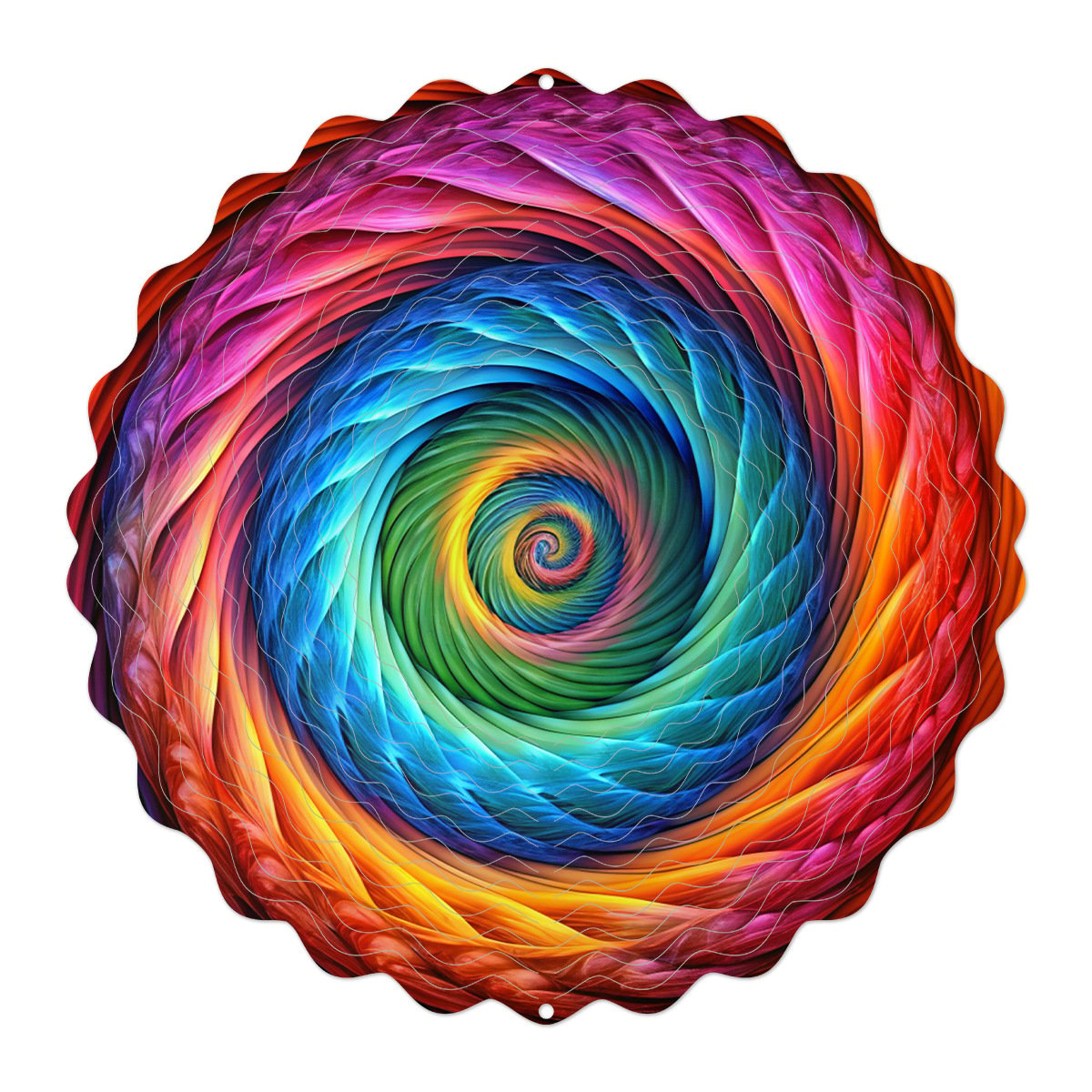 Hanging wind spinners for indoor and outdoor use