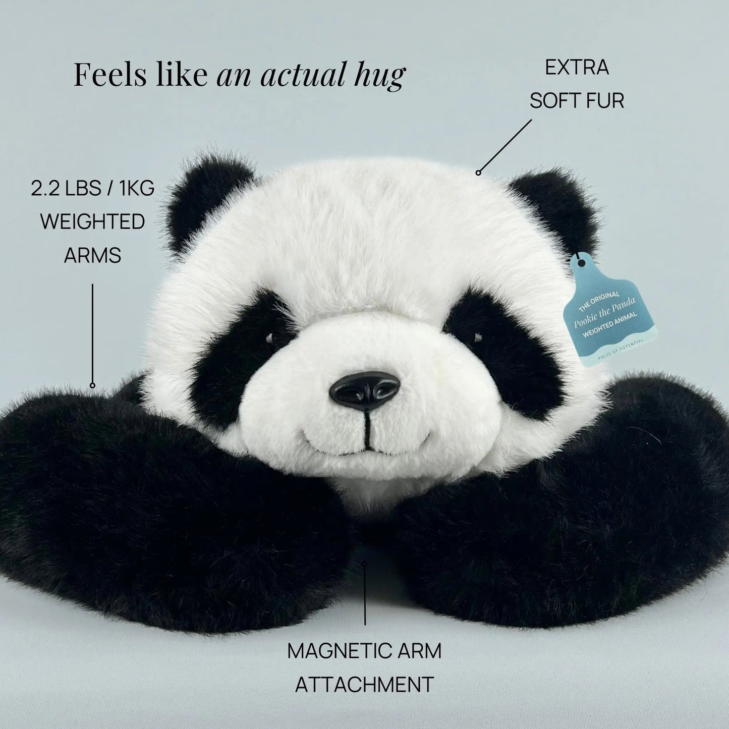Pookie the Panda Weighted Animal