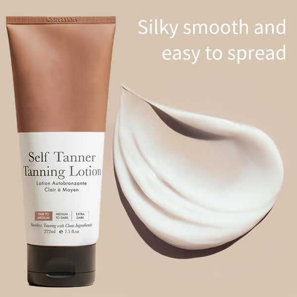 🌞 Get the Ultimate Sunless Glow – 49% OFF – ✨Self Tanner Lotion – For a Natural, Streak-Free Tan