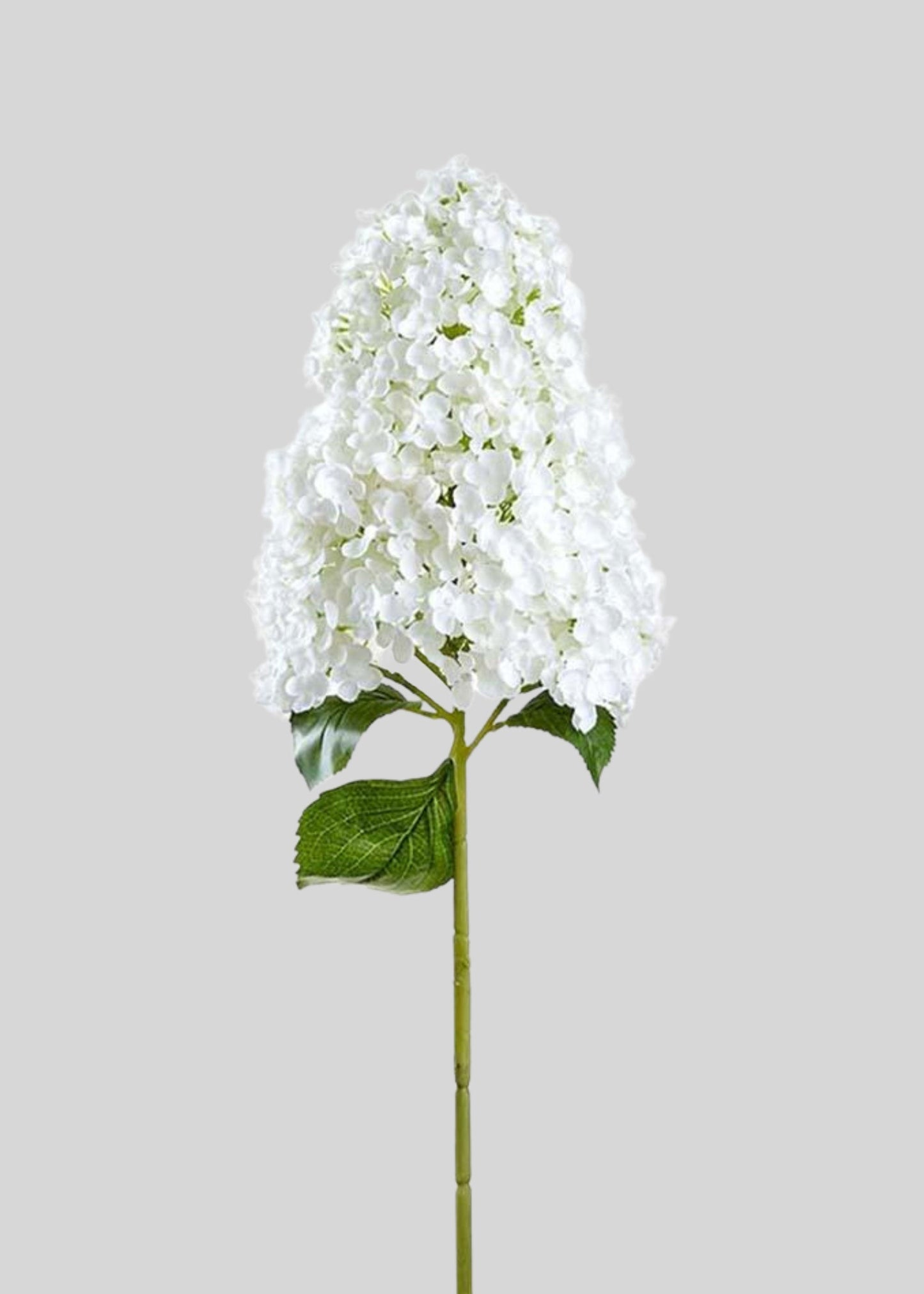 Large Artificial Cone Hydrangea Flower in White - 40"