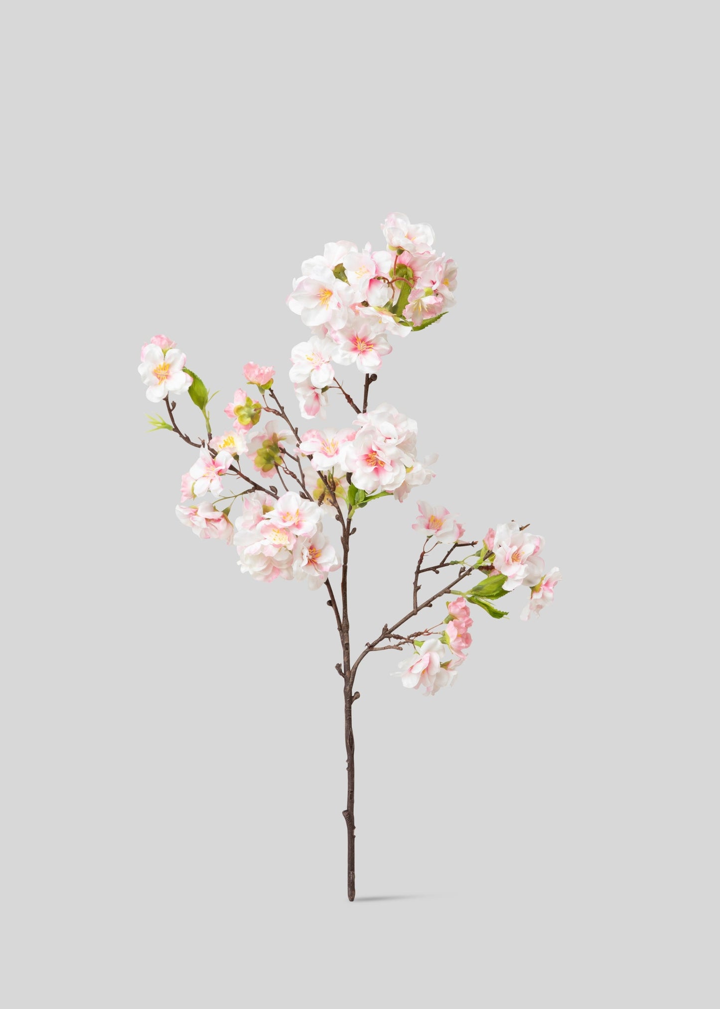Pink Fake Cherry Blossom Branch Pick - 18"