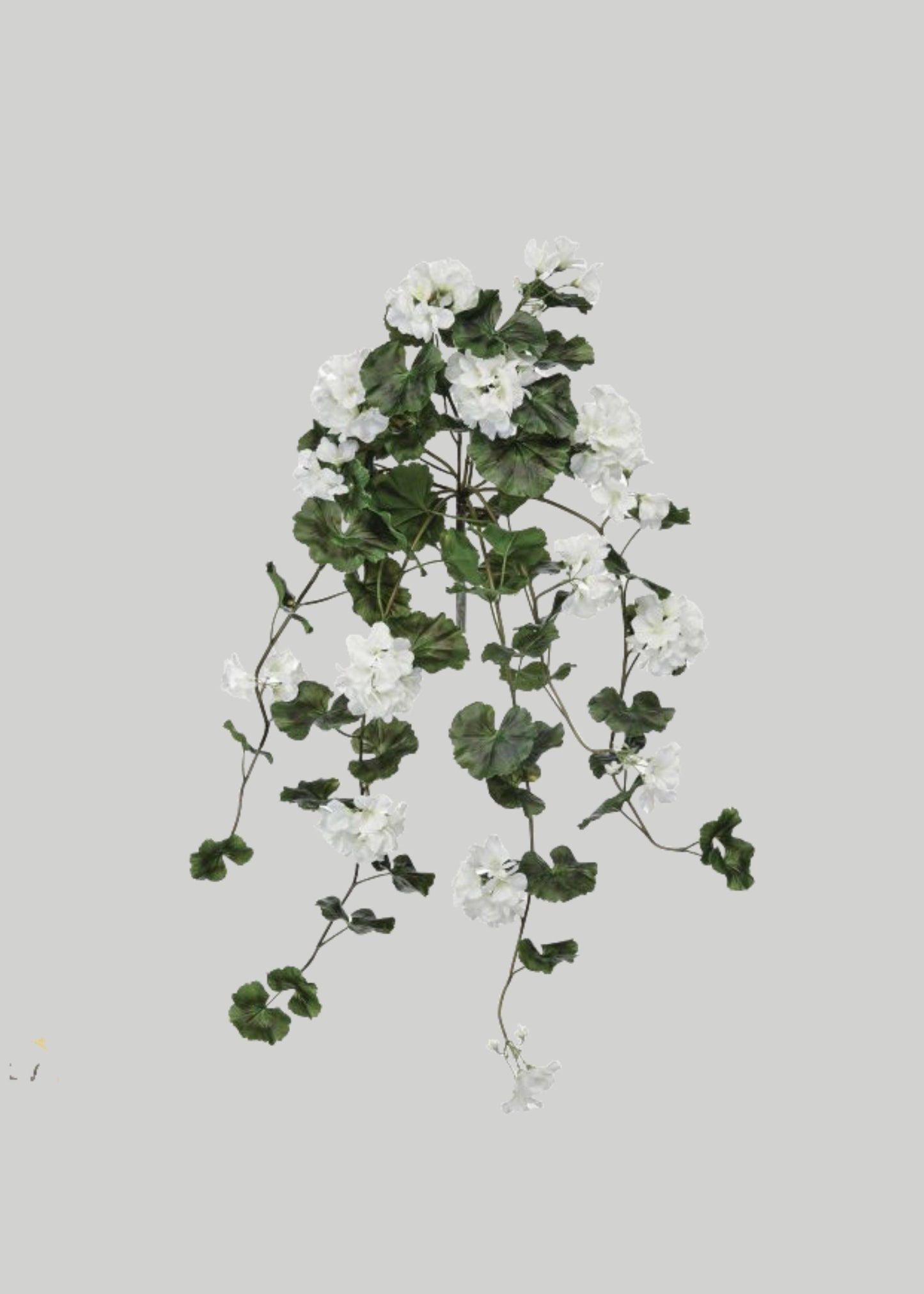 UV Treated Indoor/Outdoor Natural Touch Geranium Hanging Bush - 36"
