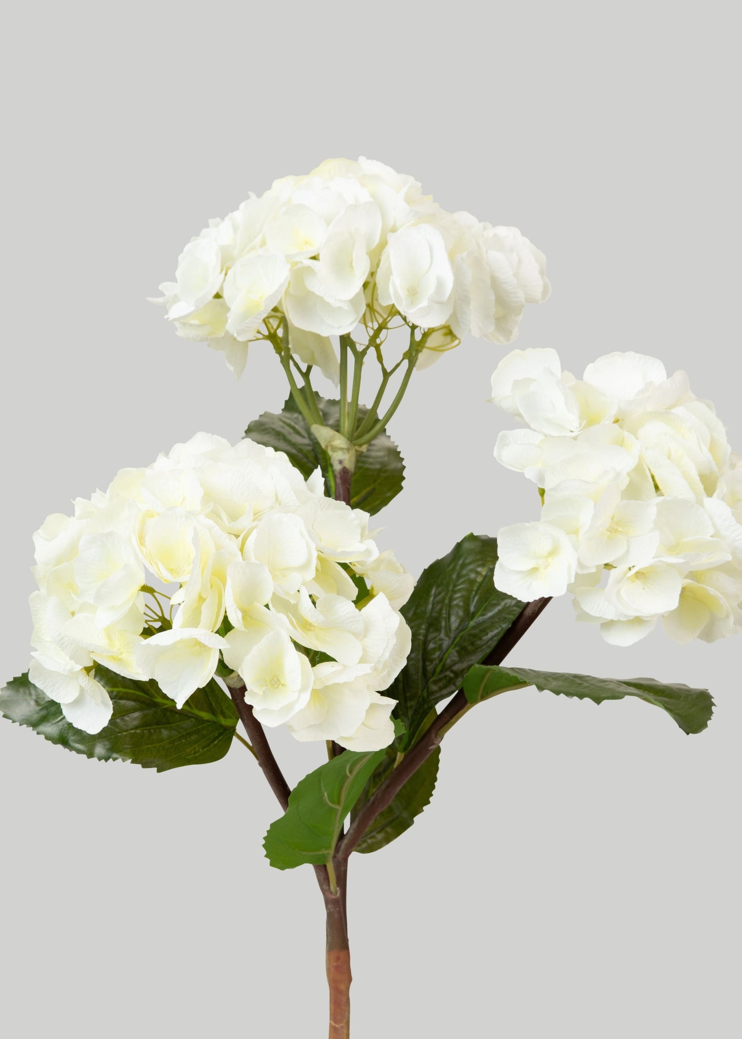 Large Artificial Hydrangea in Cream White - 20"