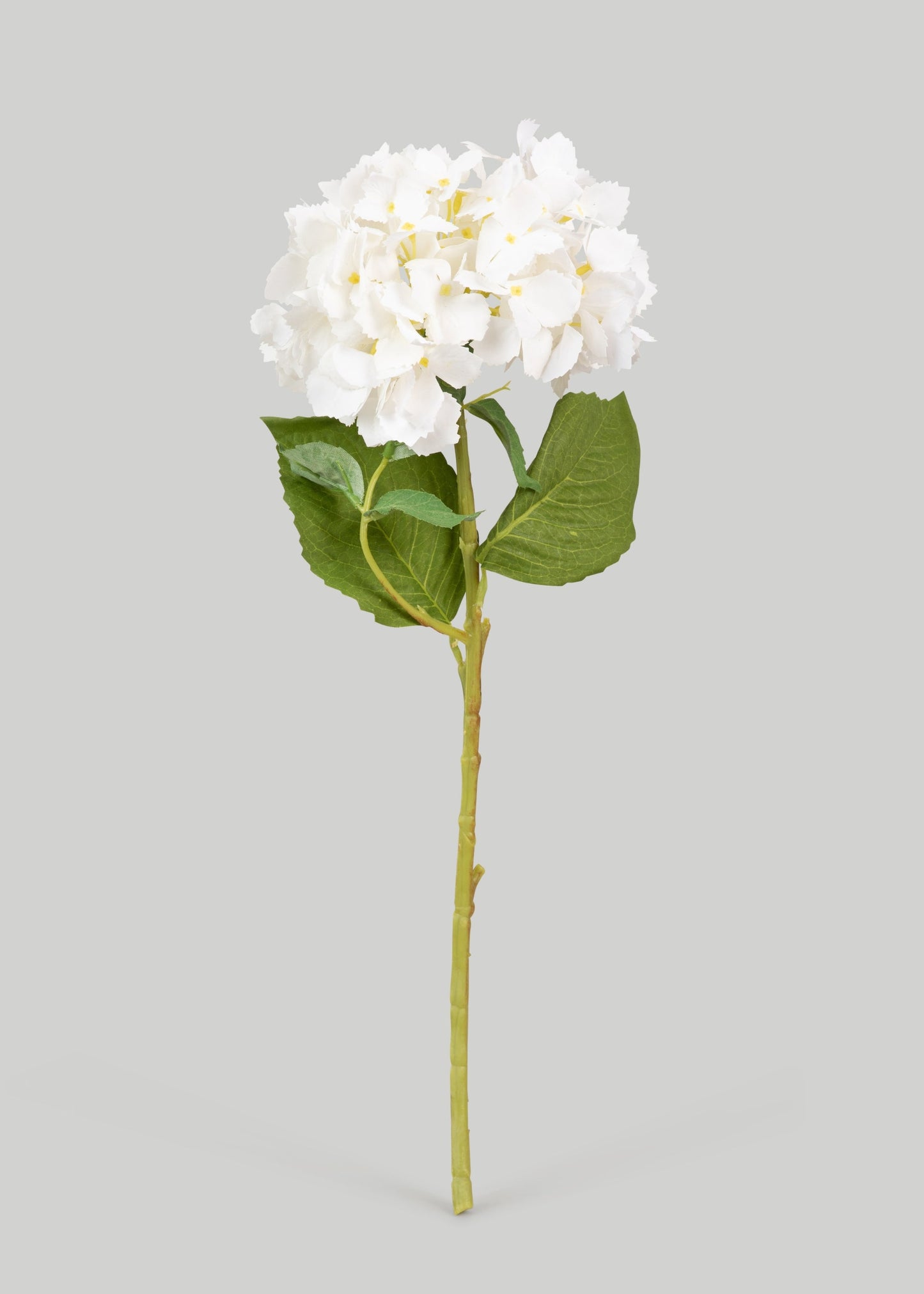 White Real Touch Hydrangea Fake Flower - 20"
