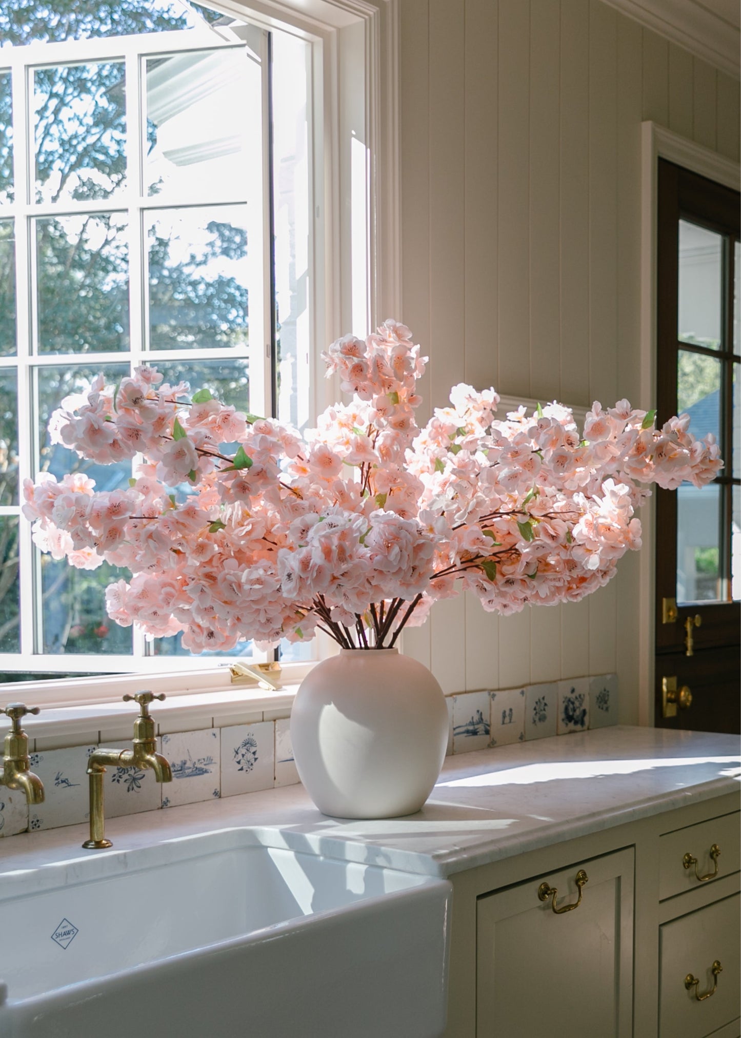 Vente - Fleurs de cerisier artificielles roses - 44"