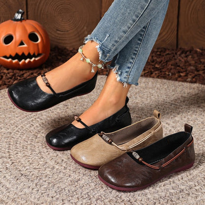 🔥Mega Sale - Buy Now & Save 50% OFF🔥Bohemian Beaded Mary Jane Flats – Vintage Soft Sole Comfort Shoes for Women