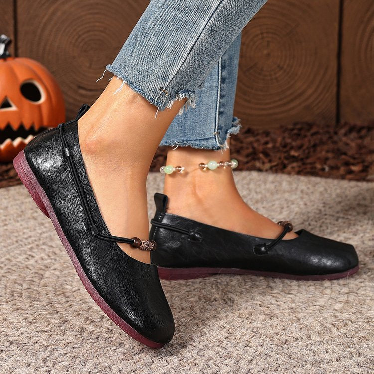 🔥Mega Sale - Buy Now & Save 50% OFF🔥Bohemian Beaded Mary Jane Flats – Vintage Soft Sole Comfort Shoes for Women