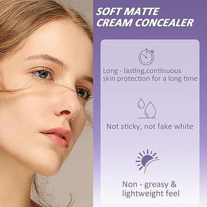 🎉Last Day Special Price🔥Evanesce Soft Matte Cream Concealer
