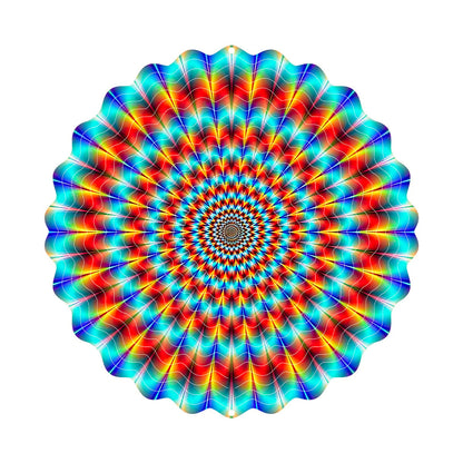 Hanging wind spinners for indoor and outdoor use