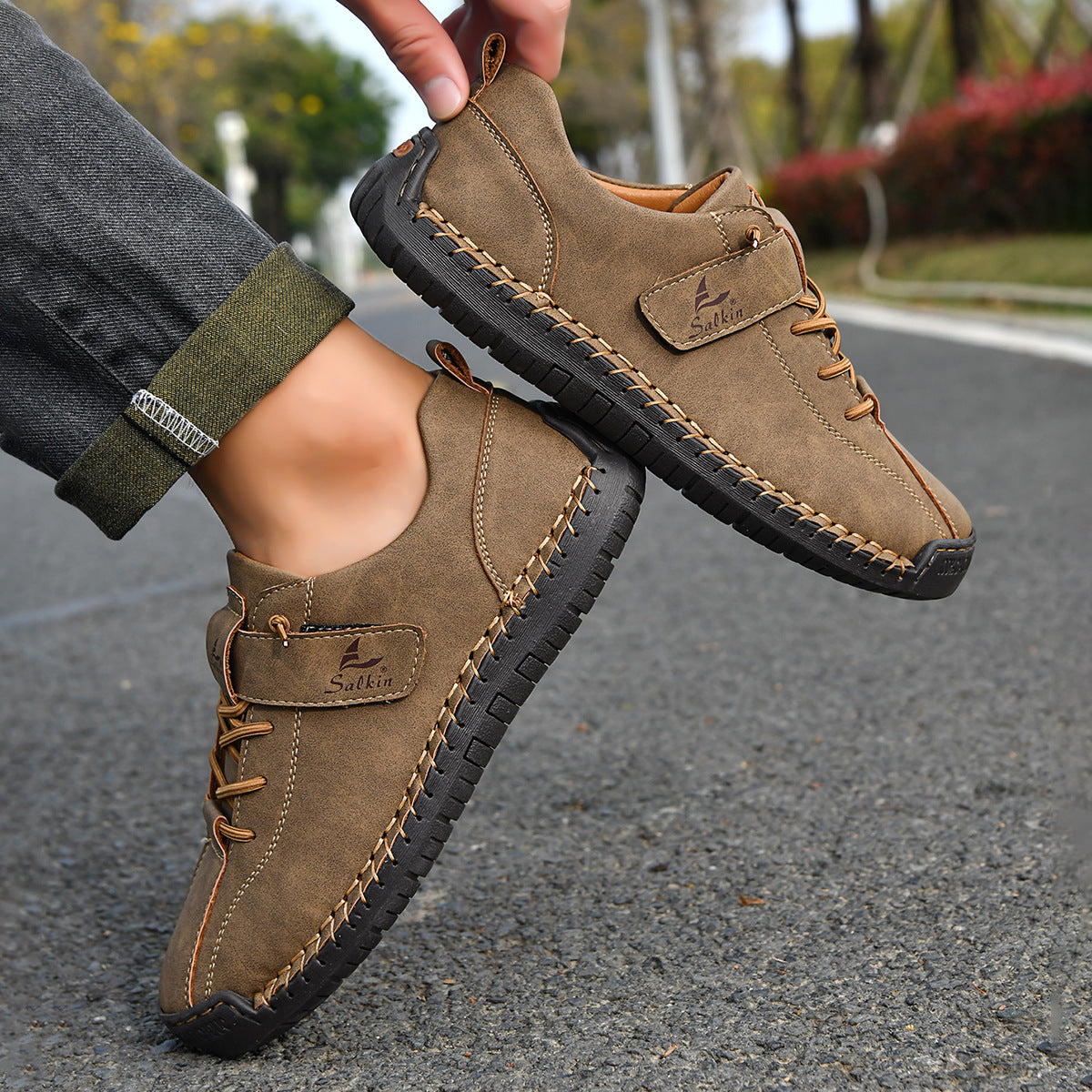 Final Day: 70% Off 🔥 Unisex Orthopedic Leather Casual Boots – Wide Fit, Roomy Toe Box, Arch Support, Waterproof, Pressure-Relieving – For Everyday Wear & Travel