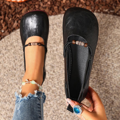 🔥Mega Sale - Buy Now & Save 50% OFF🔥Bohemian Beaded Mary Jane Flats – Vintage Soft Sole Comfort Shoes for Women