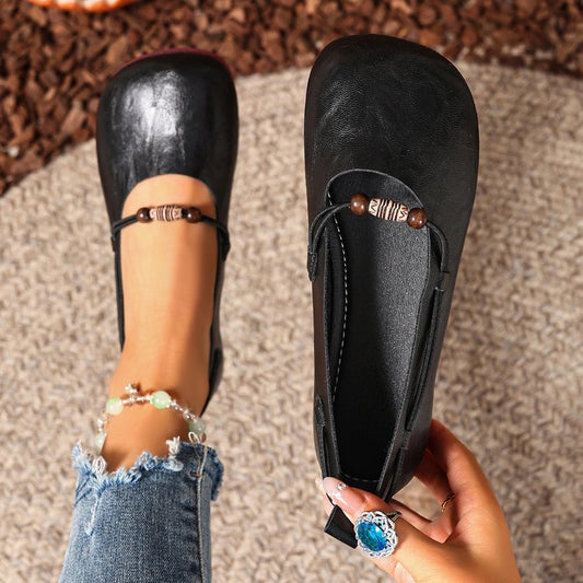 🔥Mega Sale - Buy Now & Save 50% OFF🔥Bohemian Beaded Mary Jane Flats – Vintage Soft Sole Comfort Shoes for Women