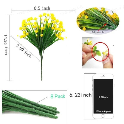 (💖ONLY $3.99 Mother's Day Sale💖)Outdoor Artificial Flowers💐🔥Last Day 49% OFF