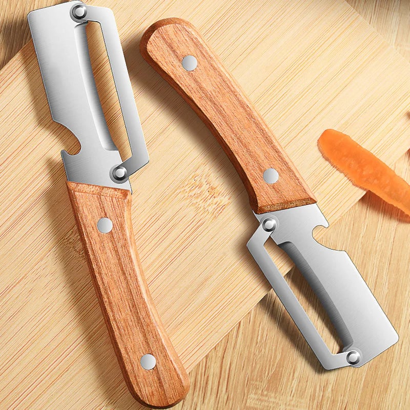 🥕🔥 Multifunctional Kitchen Vegetable Peeler – Stainless Steel Blade, Ergonomic Handle & Ideal for Fruits and Vegetables ✨