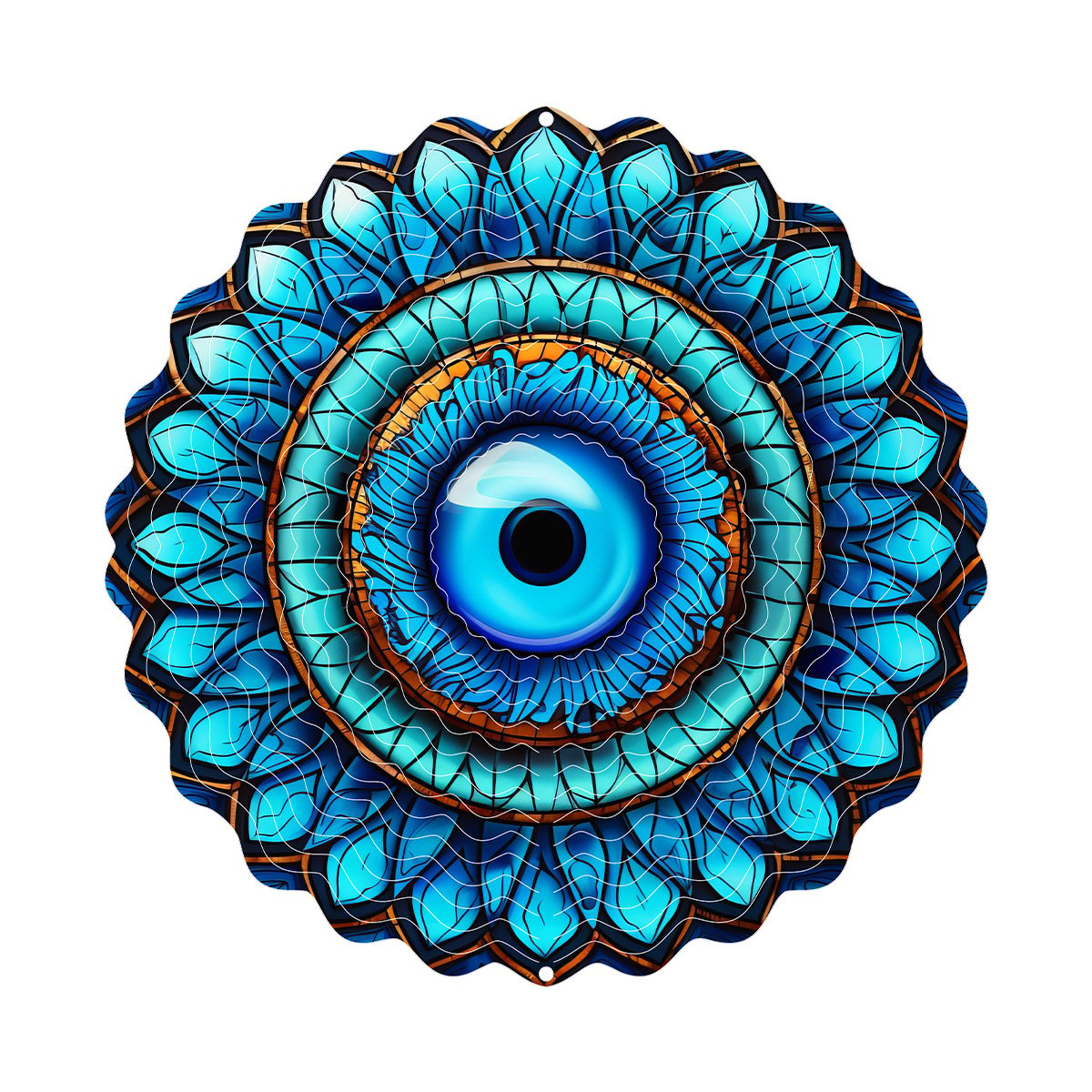 Hanging wind spinners for indoor and outdoor use