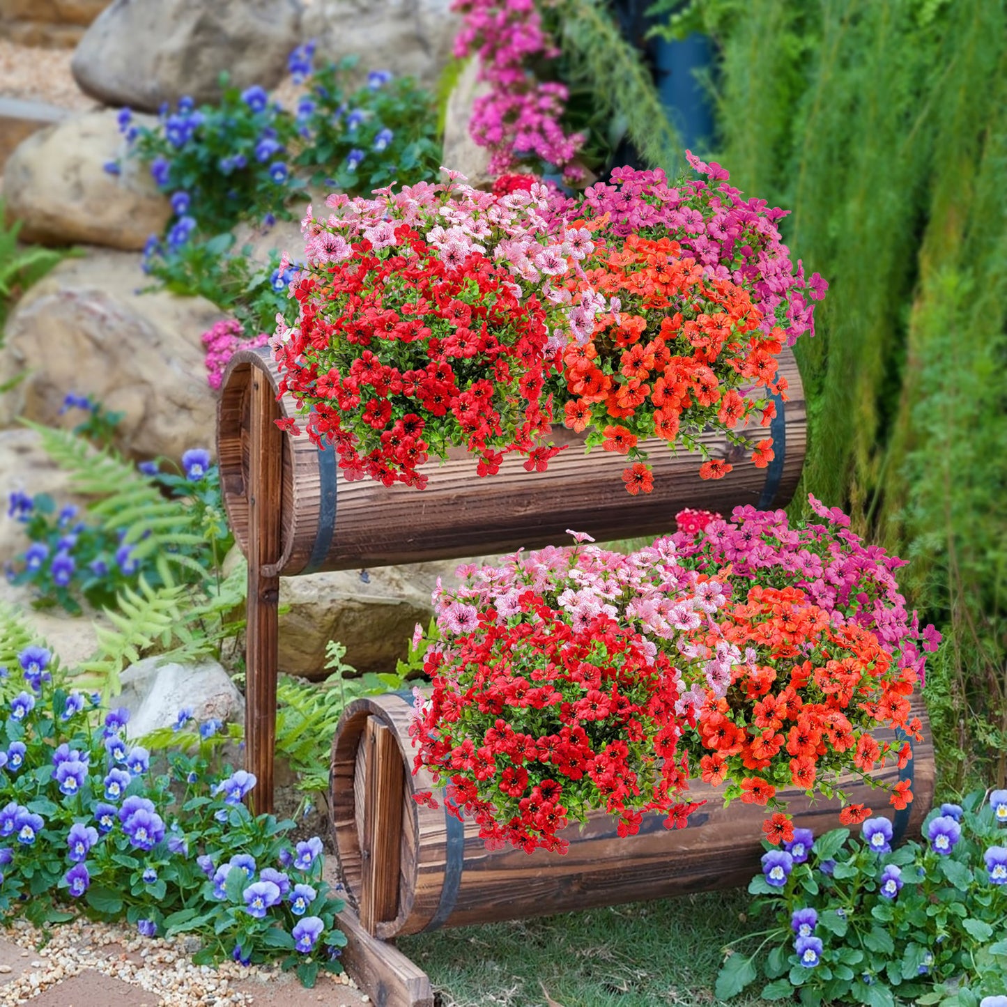 (💖ONLY $3.99 Mother's Day Sale💖)Outdoor Artificial Flowers💐🔥Last Day 49% OFF