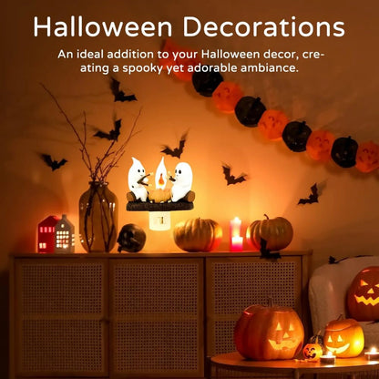 Halloween Ghost Campfire Nightlight