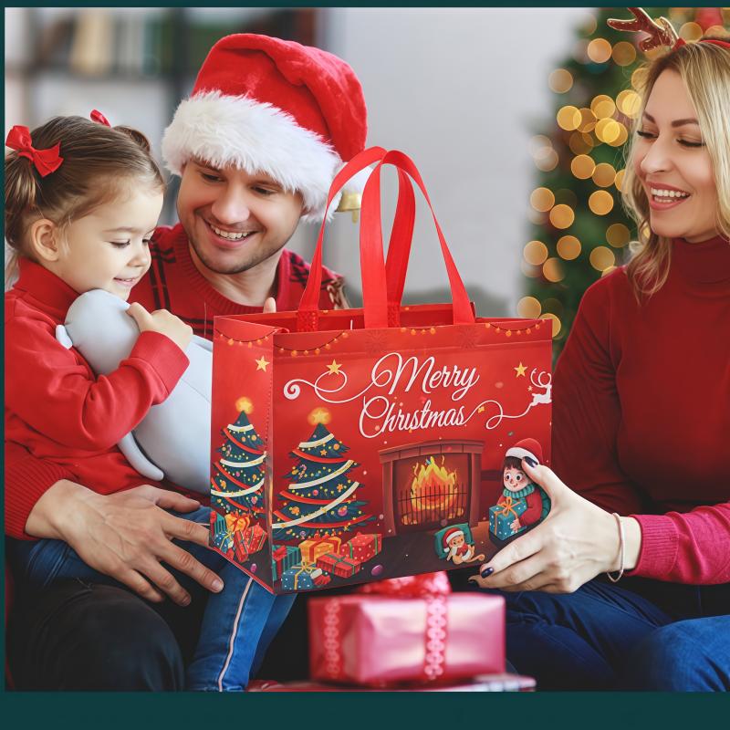 🎁Early Christmas Hot Sale 49% OFF🎅16PCS Christmas Gift Bags With Assorted Patterns