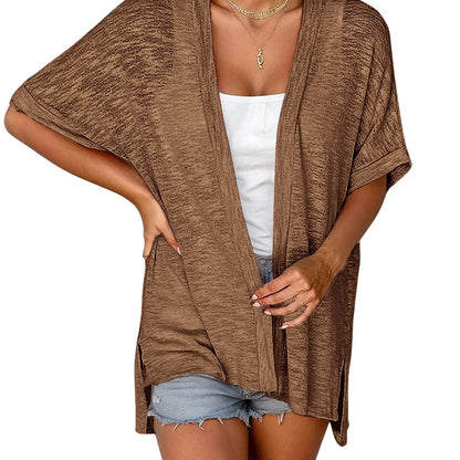 Womens Lightweight Cardigan 2026 Summer Short Sleeve