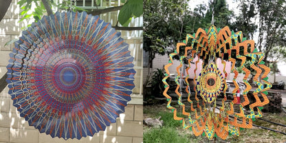 Stainless Steel Wind Spinner - Stunning 3D Effect-🔥🔥Buy 2 items and save 10% off
