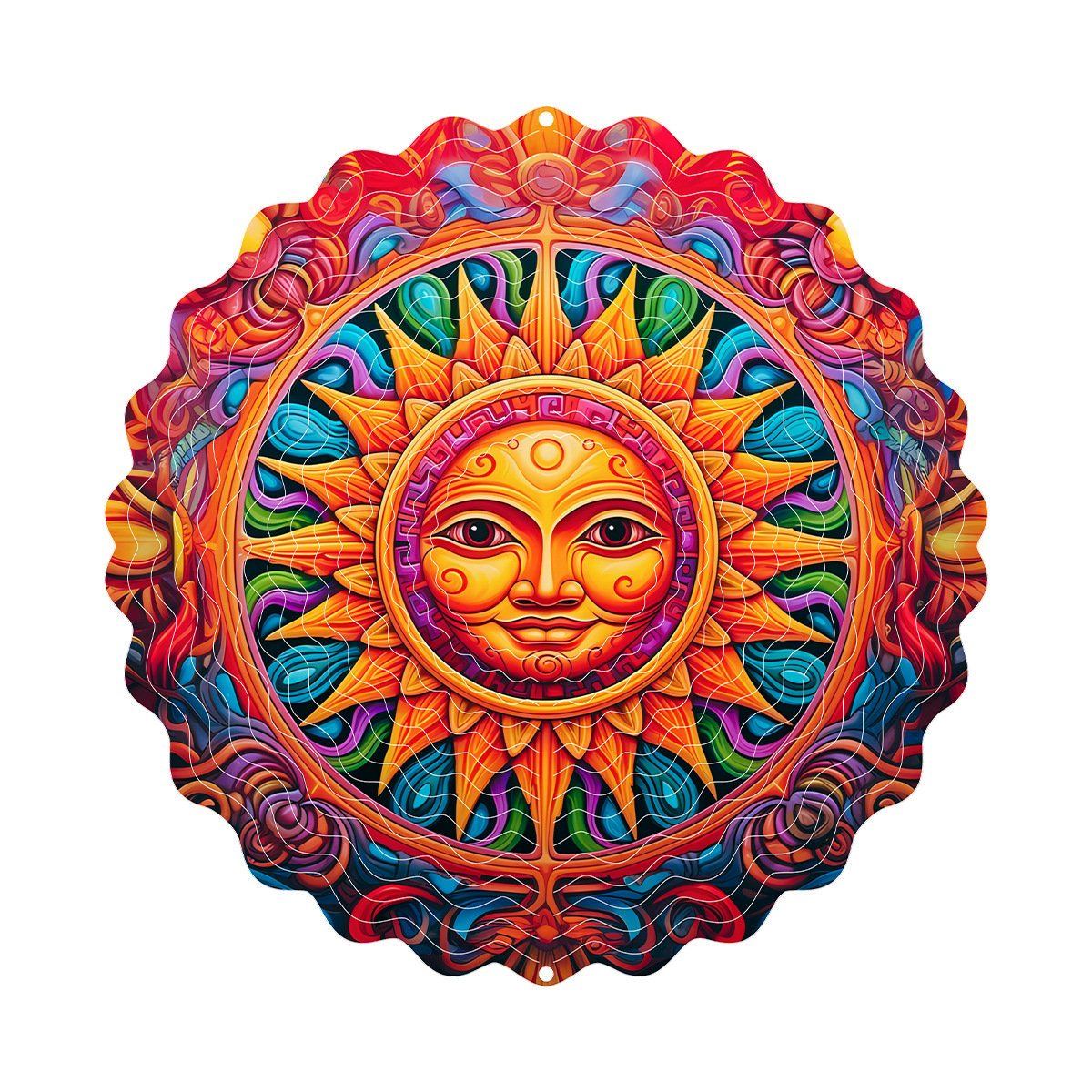 Hanging wind spinners for indoor and outdoor use