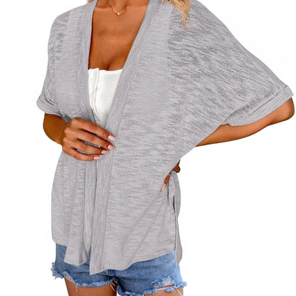 Womens Lightweight Cardigan 2026 Summer Short Sleeve