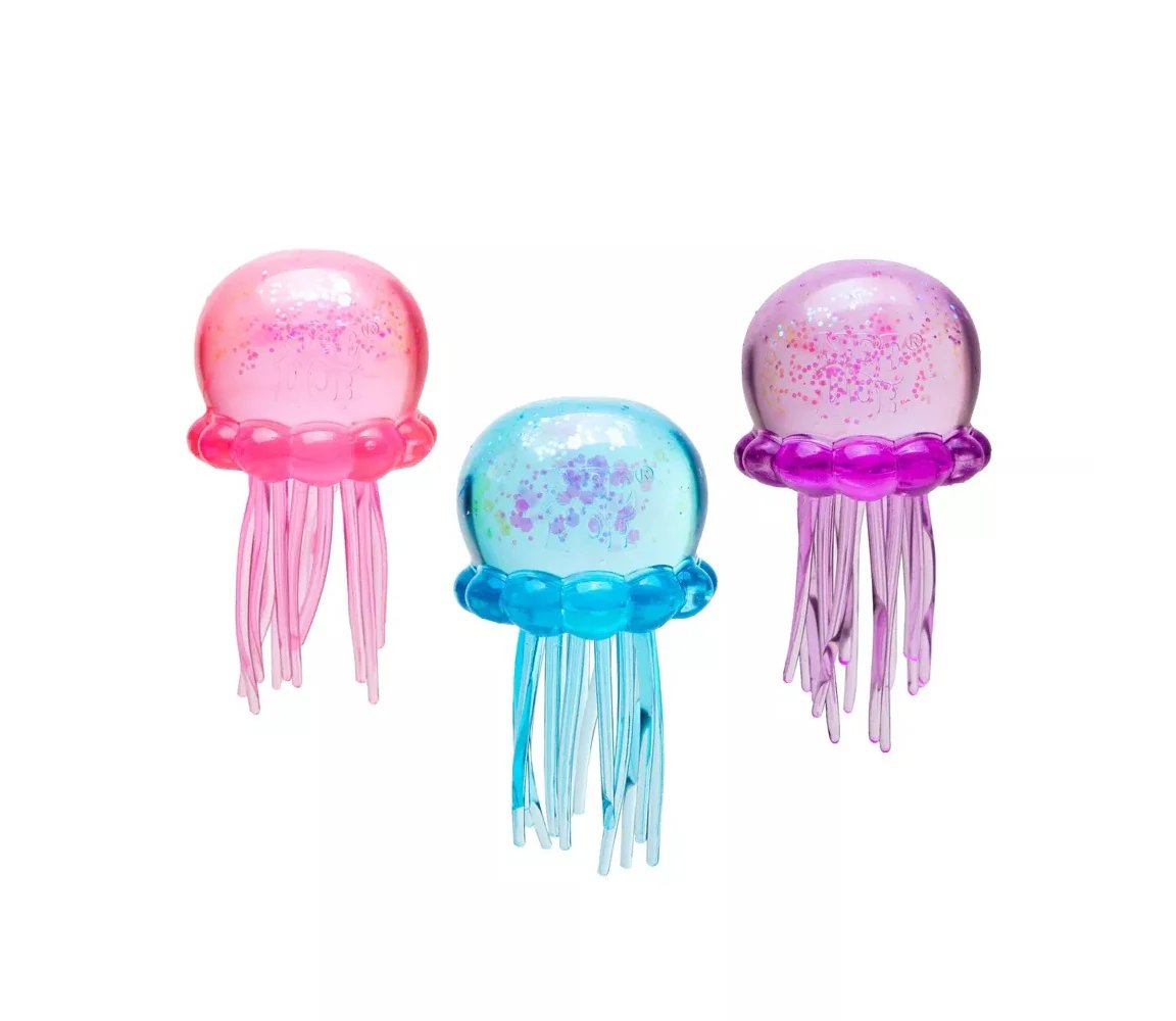 🐙✨🐣EASTER SALE 49% OFF! ✨ Cute Glitter Jellyfish Squishy, Easter Basket Stuffer for Kids