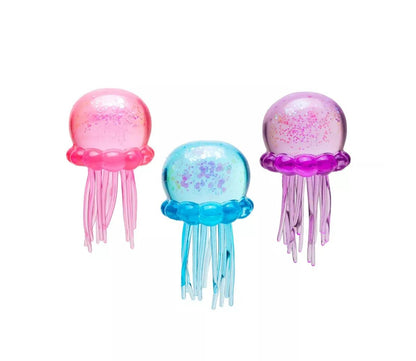 🐙✨🐣EASTER SALE 49% OFF! ✨ Cute Glitter Jellyfish Squishy, Easter Basket Stuffer for Kids