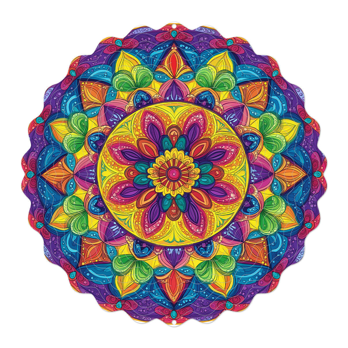 Hanging wind spinners for indoor and outdoor use