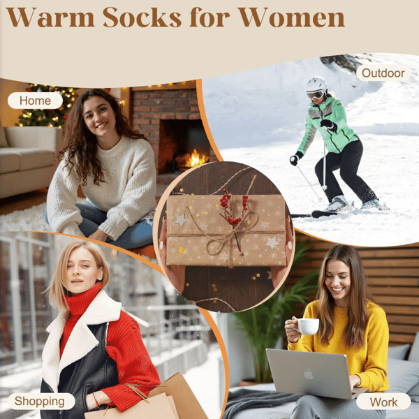 🔥(5 Pairs)Complete Your Comfort: Pair Your New Boots with the Cosiest Winter Socks!