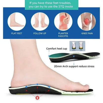 Women's Orthopedic Casual Leather Boots - Wide Toe, Arch Support, Waterproof, Pressure Relief for Everyday & Travel