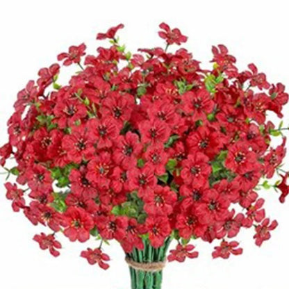 🔥Spring limited time sale-Buy 3 Save 20%💐Artificial Flowers for Outdoors-Violet pattern