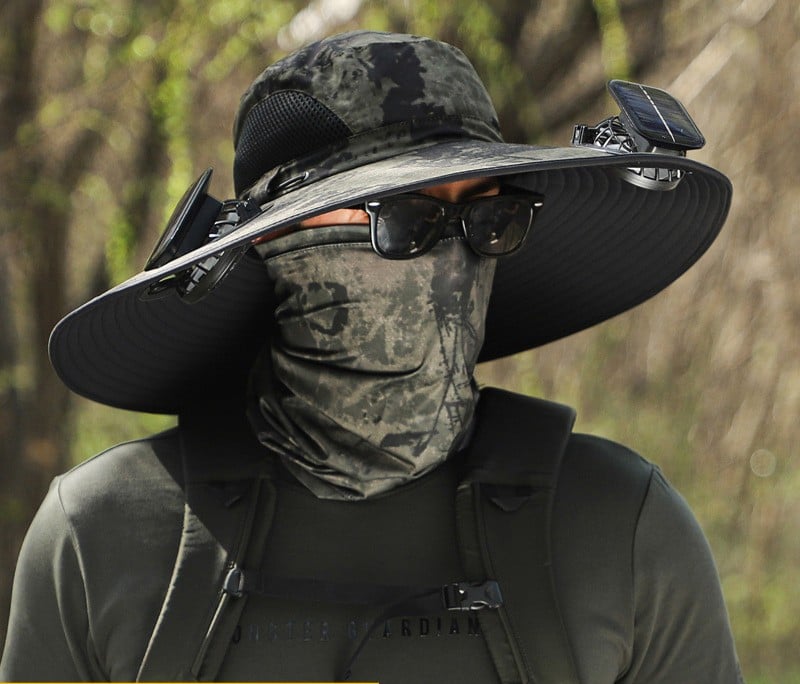 🔥Father's Day Sale 49% OFF - 2025 New Solar Fan Outdoor Fishing Hat