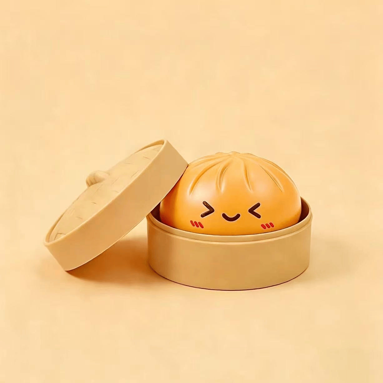 Last Day 50% OFF🔥Glitter Dumpling Squishy Steamer Blind Box Surprise Squeeze Fun