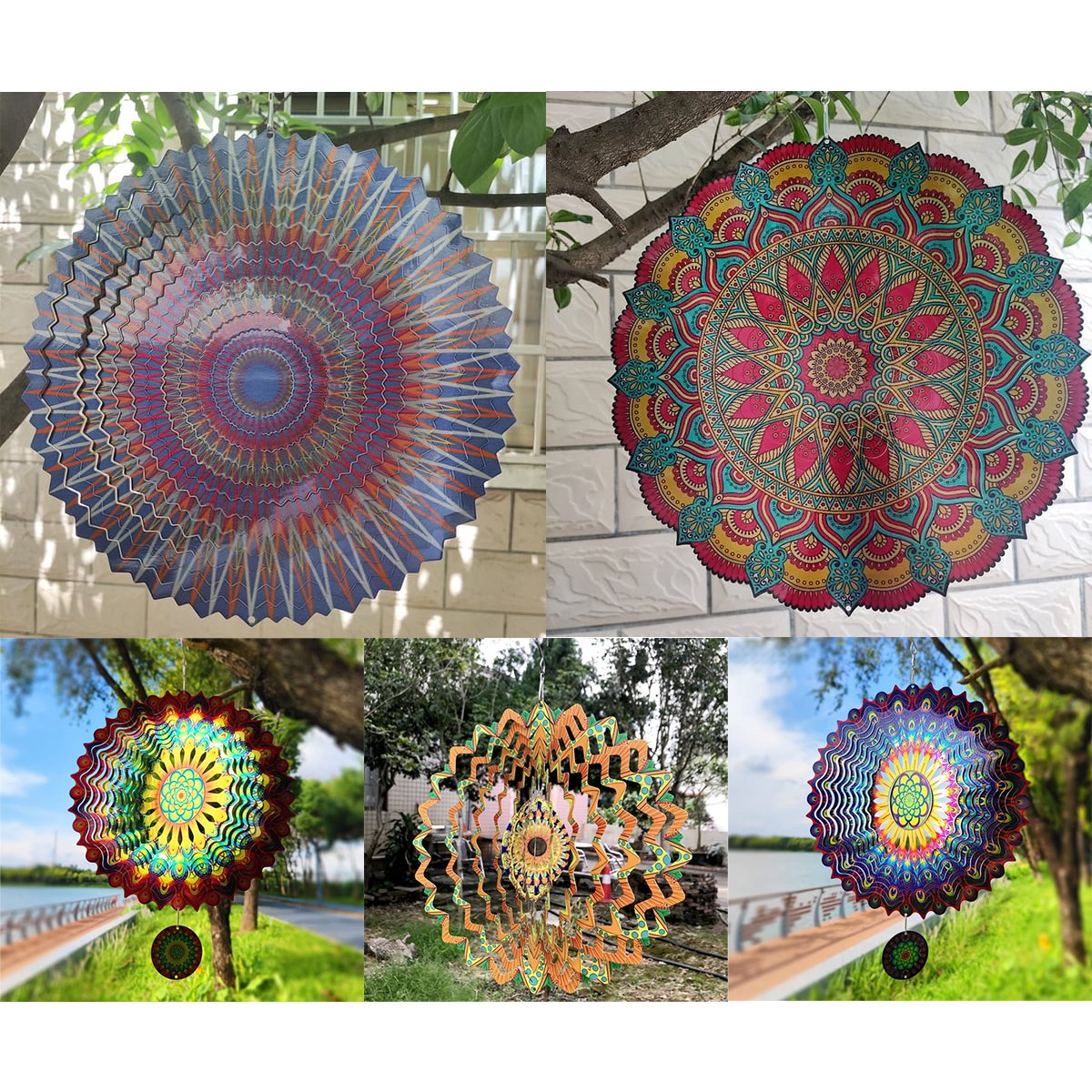 Stainless Steel Wind Spinner - Stunning 3D Effect-🔥🔥Buy 2 items and save 10% off
