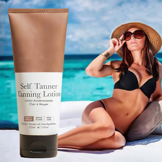 🌞 Get the Ultimate Sunless Glow – 49% OFF – ✨Self Tanner Lotion – For a Natural, Streak-Free Tan