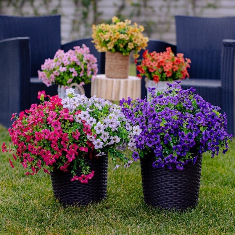 (💖ONLY $3.99 Mother's Day Sale💖)Outdoor Artificial Flowers💐🔥Last Day 49% OFF