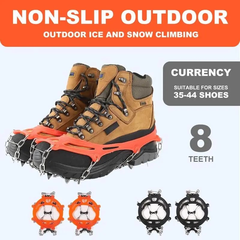 🔥LAST DAY 49% OFF - 🛠️Lightweight Crampons Anti-Slip Traction Snow Grips for Walking
