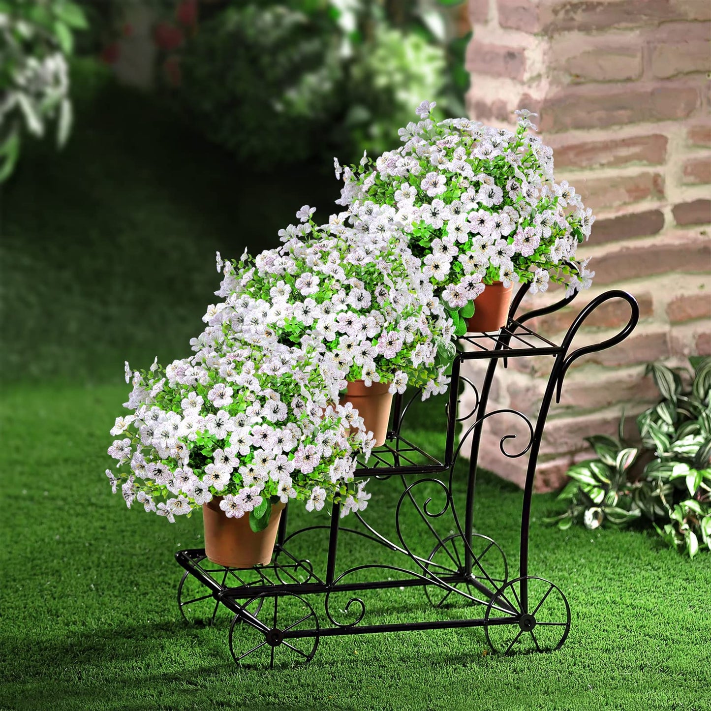 🔥Spring limited time sale-Buy 3 Save 20%💐Artificial Flowers for Outdoors-Violet pattern