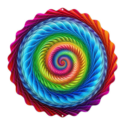 Hanging wind spinners for indoor and outdoor use