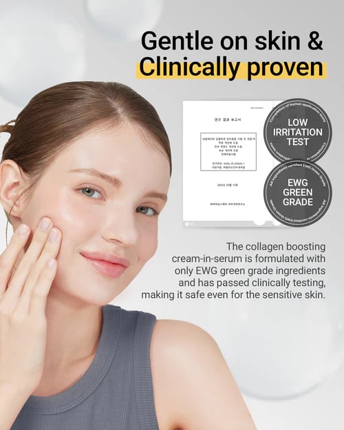 🏆 #1 Bestselling🏆--Glazed Skin Collagen Duo | Heavy Cream + Volufiline Serum, Full, Smooth and Glowing Skin✨