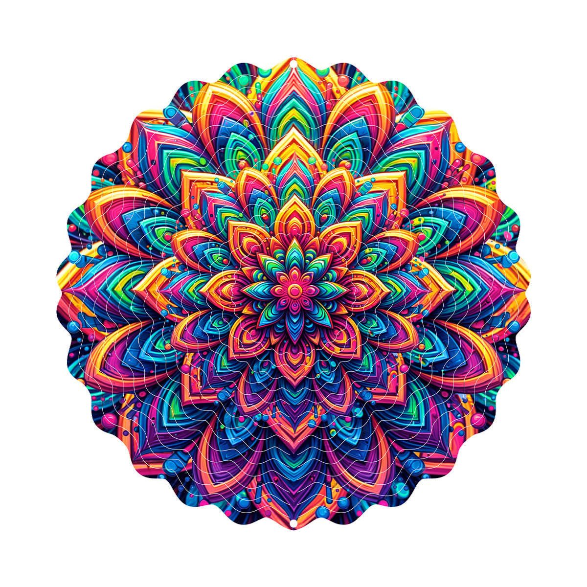 Hanging wind spinners for indoor and outdoor use
