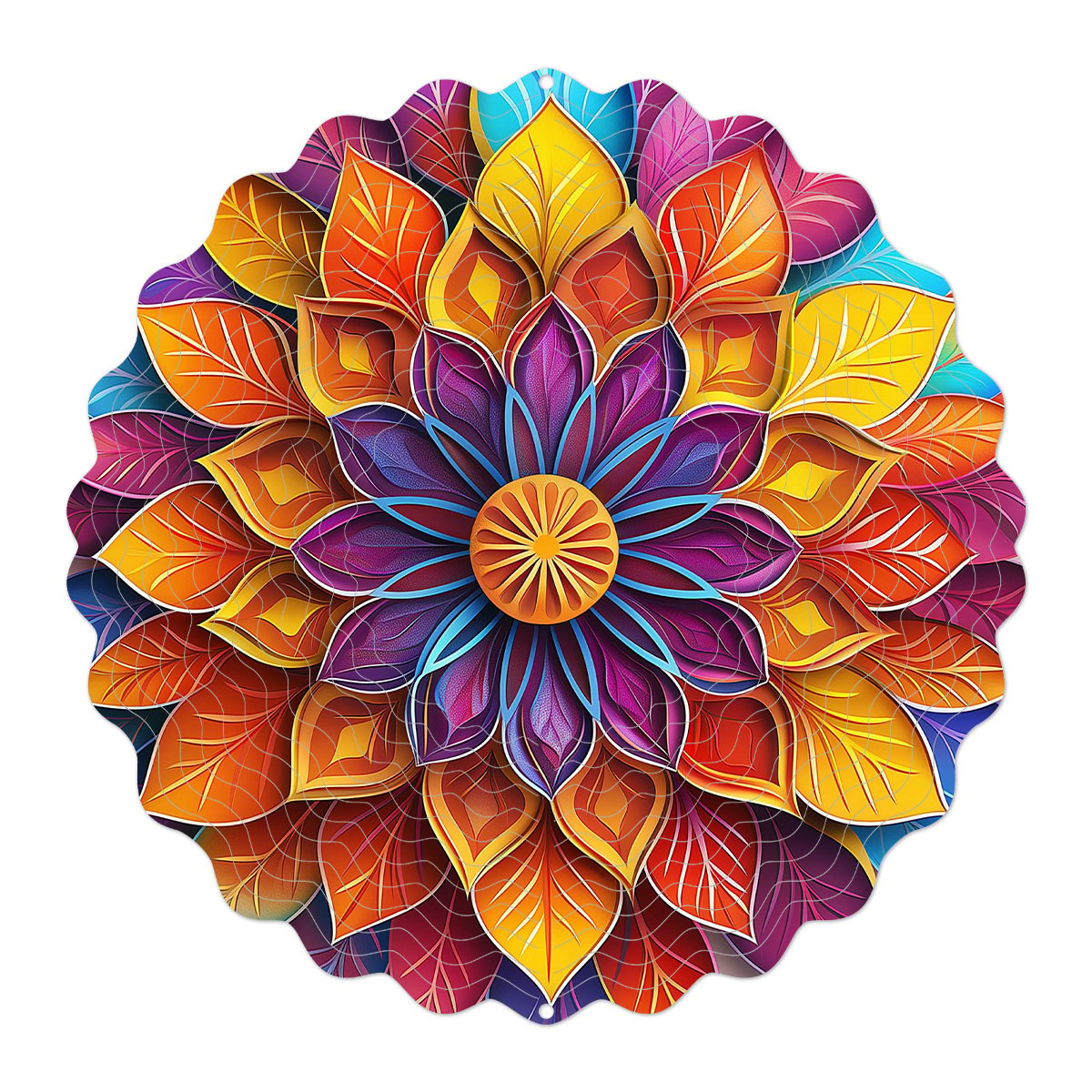 Hanging wind spinners for indoor and outdoor use