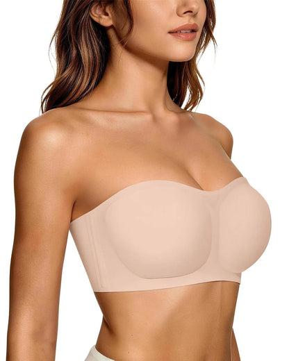 Strapless Non Slip Bandeau Jelly Bra