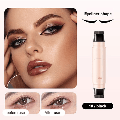 Buy 1  Get 1 Free⚡ 50K+ SOLD - Perfect Wing Stamp & Go - Easy Eyeliner Tool