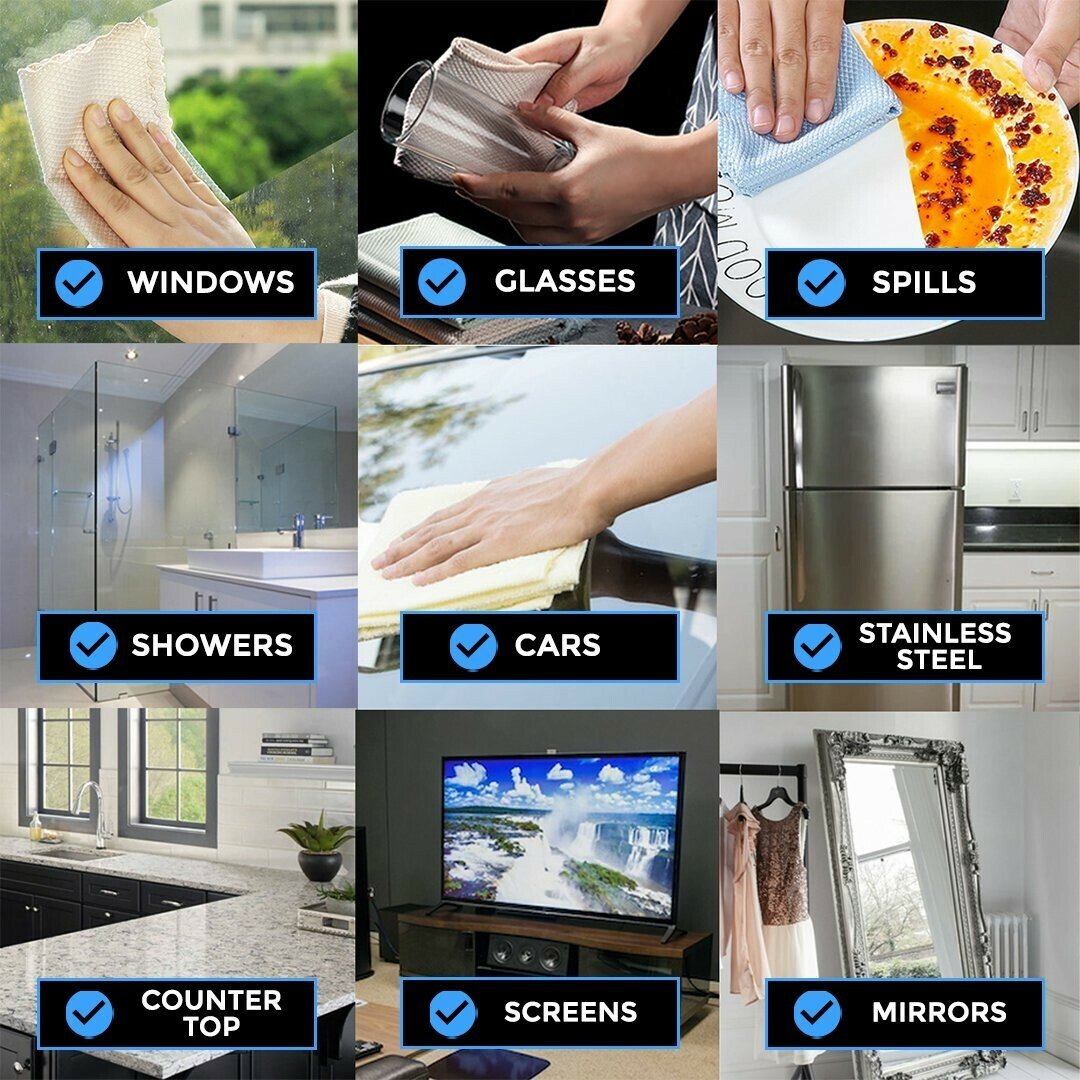 Microfiber Cleaning Cloth (Reusable)
