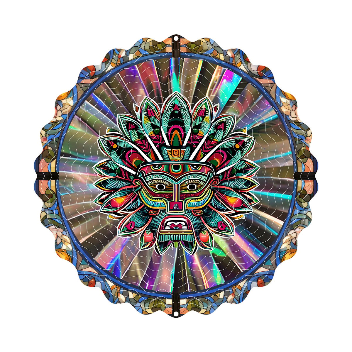 Hanging wind spinners for indoor and outdoor use